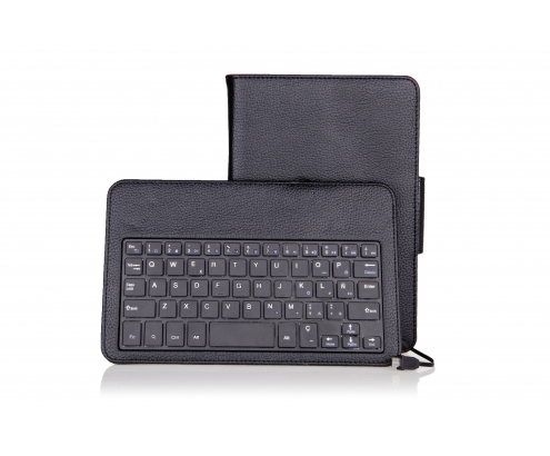Funda teclado tablet 8p phoenix universal negro PHKEYCASE7-8
