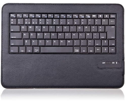 Funda teclado tablet phoenix 8p universal negro PHKEYBTCASE8