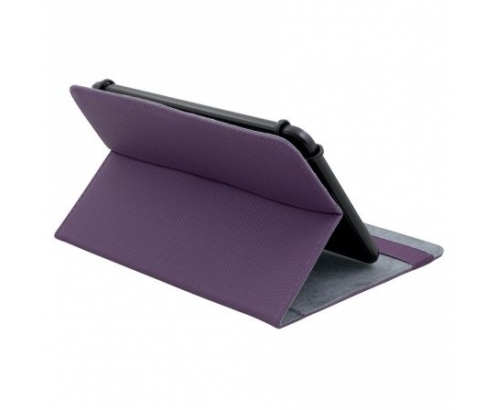 Funda universal evitta stand 2p para tablet 7p fijacion moldes de plastico 2 posiciones purpura EVUN000360