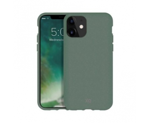 FUNDA XQISIT PALM GREEN PARA IPHONE 11 COMPATIBLE CON CARGA INALAMBRICA ECOLOGICA Y BIODEGRADABLE VERDE 36761