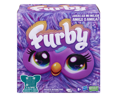 Furby Juguete interactivo de peluche de color lila