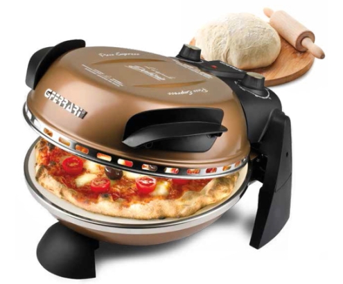 G3 Ferrari Delizia fabricante de pizza y hornos 1 Pizza(s) 1200 W Negro, Bronce
