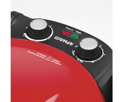 G3 Ferrari Pizzeria Snack Napoletana fabricante de pizza y hornos 1 Pizza(s) 1200 W Negro, Rojo