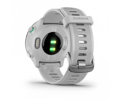 Garmin Forerunner 55 Smartwatch notificaciones frecuencia cardiaca gps blanco