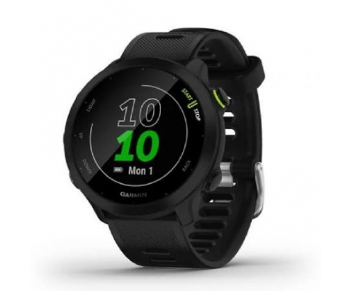 Garmin Forerunner 55 Smartwatch notificaciones frecuencia cardiaca gps negro