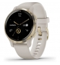 Garmin Venu 2S Smartwatch notificaciones frecuencia cardiaca gps oro beige