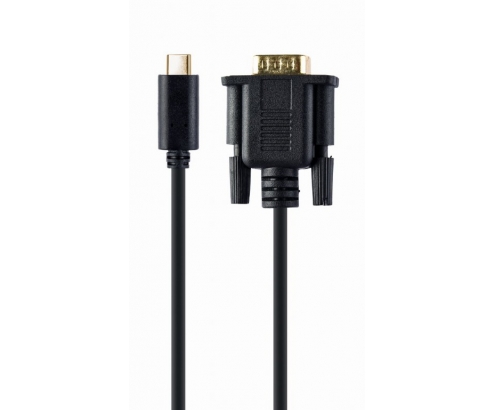Gembird A-CM-VGAM-01 Adaptador gráfico USB 1920 x 1080 Pixeles Negro