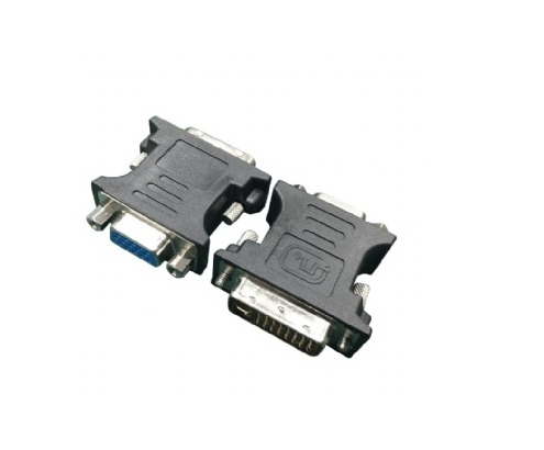 Gembird A-DVI-VGA-BK cable gender changer DVI-A VGA 15-pin Negro, Metálico