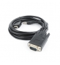 Gembird A-HDMI-VGA-03-6 adaptador de cable de vÍ­deo 1,8 m HDMI tipo A (Estándar) VGA (D-Sub) + 3,5mm Negro