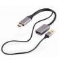 Gembird A-HDMIM-DPF-02 adaptador de cable de vÍ­deo 0,1 m HDMI tipo A (Estándar) DisplayPort Negro