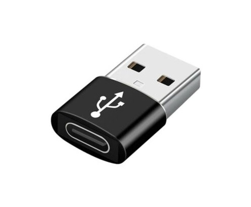 Gembird A-USB2-AMCF-02 cambiador de género para cable USB A USB C Negro