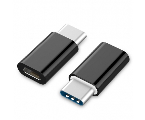 Gembird A-USB2-CMmF-01 USB Type-C Micro USB Negro