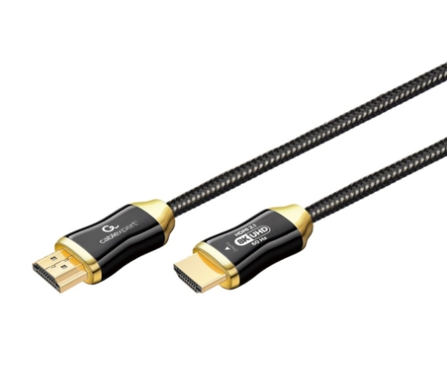 Gembird Active Optical AOC HDMI 10m cable HDMI HDMI tipo A (Estándar) Negro, Oro