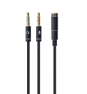 Gembird !Adapter audio stereo 3.5mm mini Jack/4PIN/ cable de audio 0,2 m 3,5mm 2 x 3.5mm Negro