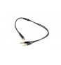 Gembird !Adapter audio stereo 3.5mm mini Jack/4PIN/ cable de audio 0,2 m 3,5mm 2 x 3.5mm Negro