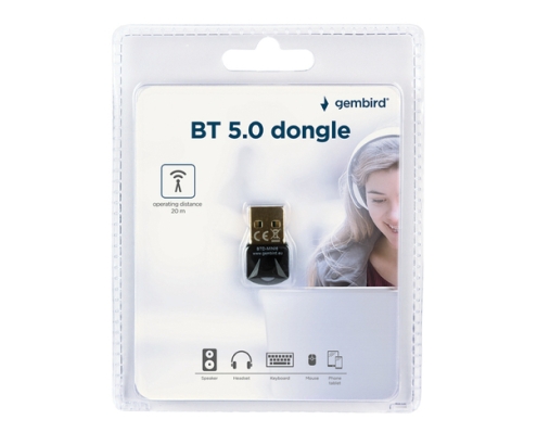 Gembird BTD-MINI6 adaptador y tarjeta de red Bluetooth