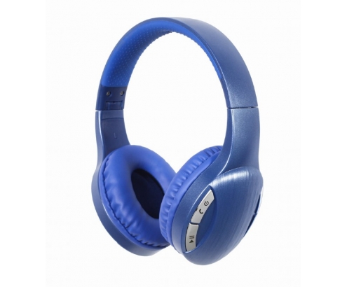 Gembird BTHS-01-B auricular y casco Auriculares Inalámbrico y alámbrico Diadema Llamadas/Música MicroUSB Bluetooth Azul