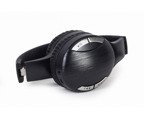 Gembird BTHS-01-BK auricular y casco Auriculares Inalámbrico y alámbrico Diadema Llamadas/Música MicroUSB Bluetooth Negro