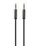 Gembird Cable CCAP-444-0.75M (Mini Jack M - Mini Jack M; 0,75m; black color) cable de audio 3,5mm Negro