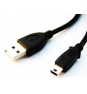 GEMBIRD cable USB A Macho/Mini-USB B Macho 1,8 m Negro