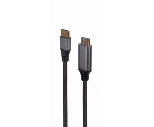 Gembird CC-DP-HDMI-4K-6 adaptador de cable de vÍ­deo 1,8 m DisplayPort HDMI tipo A (Estándar) Negro