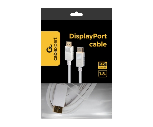 Gembird CC-DP2-6-W cable DisplayPort 1,8 m Blanco