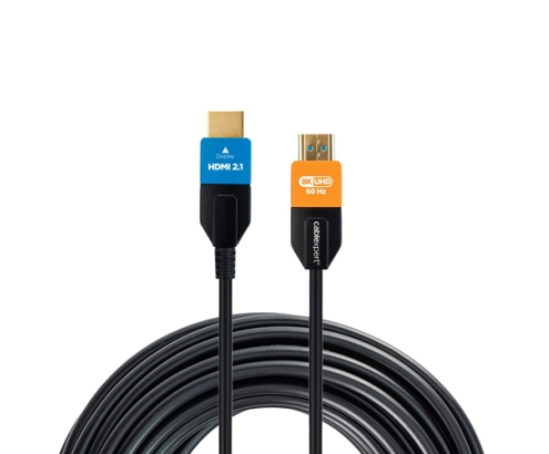 Gembird CC-HDMI8K-AOC-10M cable HDMI HDMI tipo A (Estándar) Negro, Azul, Naranja