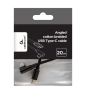Gembird CC-USB2-CMCML-0.2M cable USB USB 2.0 0,2 m USB C Negro