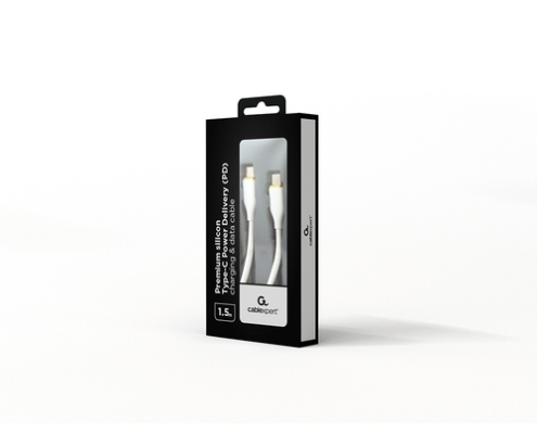 Gembird CC-USB2S-CMCM-1.5M-W cable USB USB 1.1 1,5 m USB C Blanco