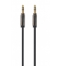 Gembird CCAP-444-1M cable de audio 3,5mm Negro