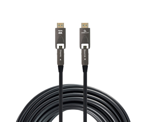Gembird CCAP-HDMIDD-AOC-10M cable HDMI HDMI Type-A/HDMI Type-D Negro
