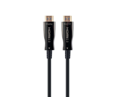 Gembird CCBP-HDMI-AOC-10M-02 cable HDMI HDMI tipo A (Estándar) Negro