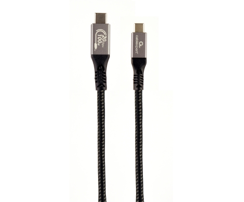 Gembird CCBP-USB3-CMCM100-1.5M cable USB USB 3.2 Gen 2 (3.1 Gen 2) 1,5 m USB C Negro, Plata