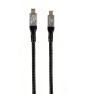 Gembird CCBP-USB4-CMCM240-1.5M cable USB USB4 Gen 3x2 1,5 m USB C Negro, Plata