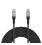 Gembird CCBP-USB4-CMCM240-1.5M cable USB USB4 Gen 3x2 1,5 m USB C Negro, Plata