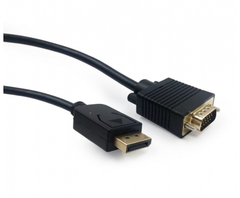 Gembird CCP-DPM-VGAM-6 adaptador de cable de vÍ­deo 1,8 m DisplayPort VGA Negro