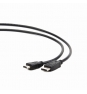 Gembird DisplayPort - HDMI, 1m HDMI tipo A (Estándar) Negro