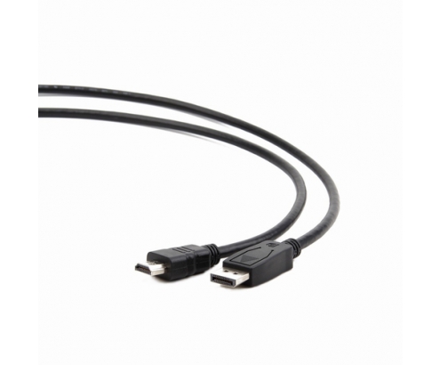 Gembird DisplayPort - HDMI, 1m HDMI tipo A (Estándar) Negro