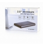 Gembird EE2-U3S-6-GR caja para disco duro externo Carcasa de disco duro/SSD Aluminio 2.5