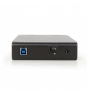 Gembird EE3-U3S-3 caja para disco duro externo Caja de disco duro (HDD) Negro 3.5