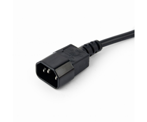 Gembird EG-PSU3-01 base múltiple 0,6 m 3 salidas AC Interior Negro