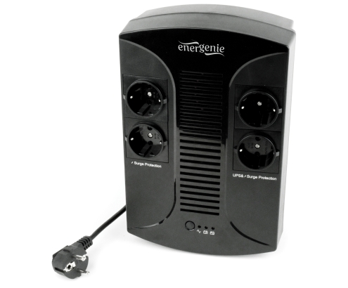 Gembird EG-UPS-002 sistema de alimentación ininterrumpida (UPS) 0,85 kVA 510 W 4 salidas AC