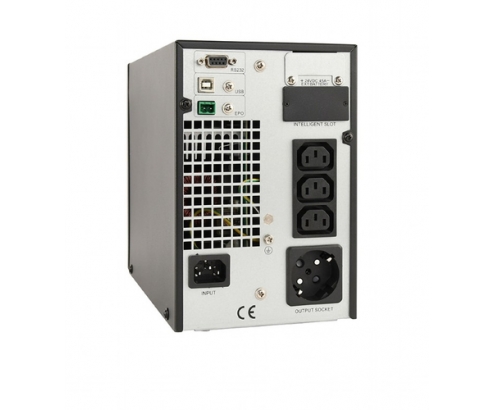 Gembird EG-UPSO-1000 sistema de alimentación ininterrumpida (UPS) Doble conversión (en lÍ­nea) 1 kVA 900 W 4 salidas AC