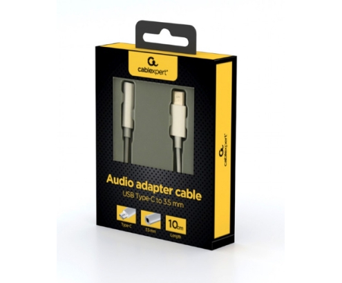 Gembird GMB Audio A-CM-3.5F-01 cambiador de género para cable 3.5 mm USB Tipo C