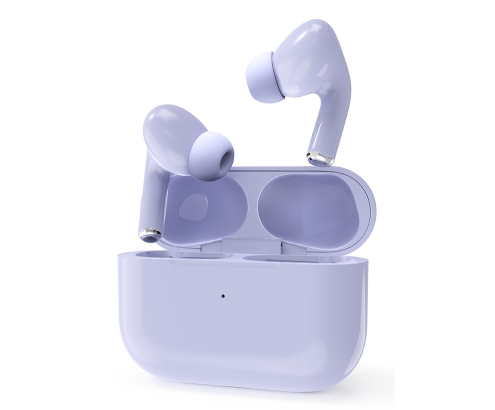 Gembird GMB Audio TWS-03-V auricular y casco Auriculares True Wireless Stereo (TWS) Dentro de oído Llamadas/Música USB Tipo C Bluetooth Violeta
