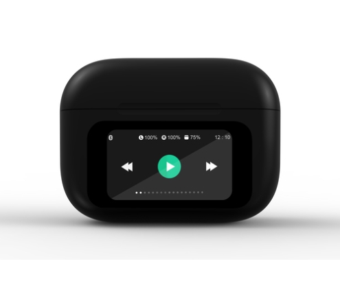 Gembird GMB Audio TWS-LCD-ANC-01-BK auricular y casco Auriculares Inalámbrico Dentro de oído Llamadas/Música USB Tipo C Bluetooth Negro