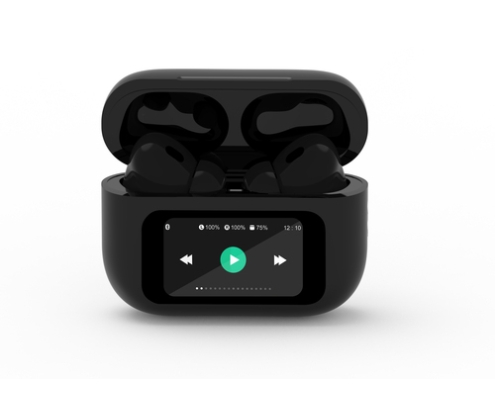 Gembird GMB Audio TWS-LCD-ANC-01-BK auricular y casco Auriculares Inalámbrico Dentro de oído Llamadas/Música USB Tipo C Bluetooth Negro