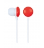 Gembird MHP-EP-001-R auricular y casco Auriculares Alámbrico Dentro de oÍ­do Música Rojo, Blanco