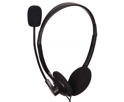 Gembird MHS-123 auricular y casco Auriculares Alámbrico Diadema Llamadas/Música Negro