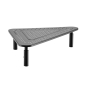 Gembird MS-TABLE-02 soporte para monitor Negro Escritorio
